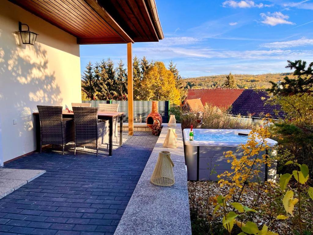 Meisdorf Ferienhaus Harzblick מראה חיצוני תמונה